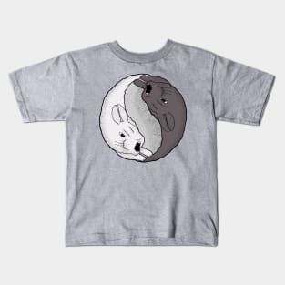 Rabbit Yin Yang Kids T-Shirt